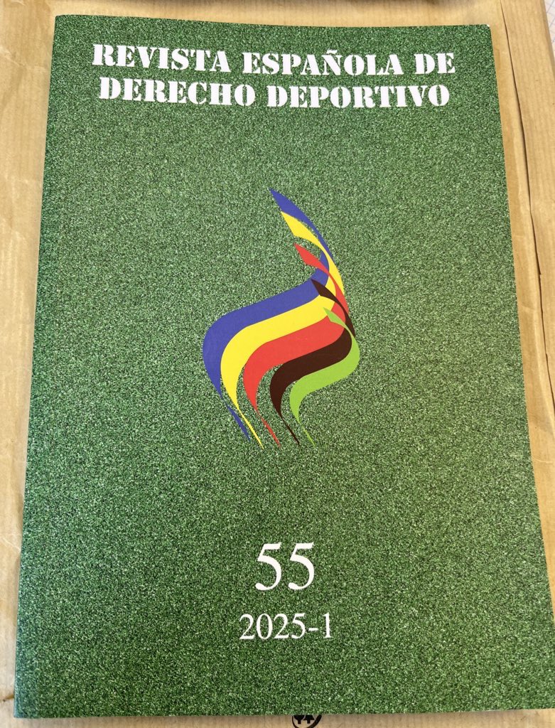 Recibido el número 55 de la revista española de derecho deportivo, gracias <a href="/AEDD1/">AEDD</a>