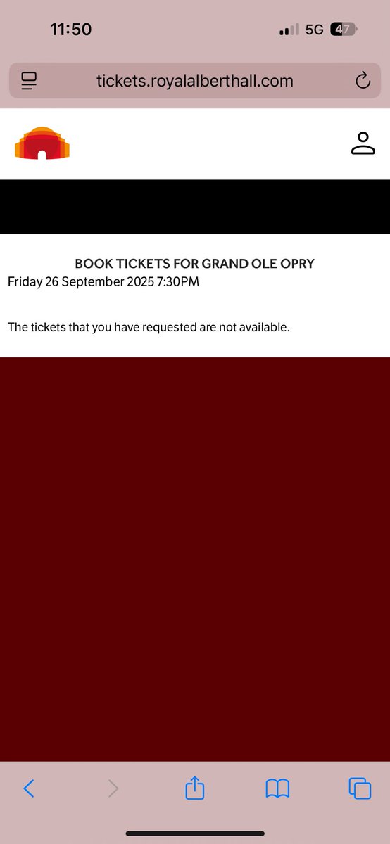 johnbbm's tweet photo. @RoyalAlbertHall @opry @lukecombs @dariusrucker @martystuarthq @AshleyMcBryde @carlypearce What a joke!! Complete waste of my time and embarrassing as tickets already on via gogo 
Giving touts the access to jack these systems need sorting out!!
Does anyone pay face value anymore!!
2 hrs of wasted time!! https://t.co/7A3NLwJ2cC