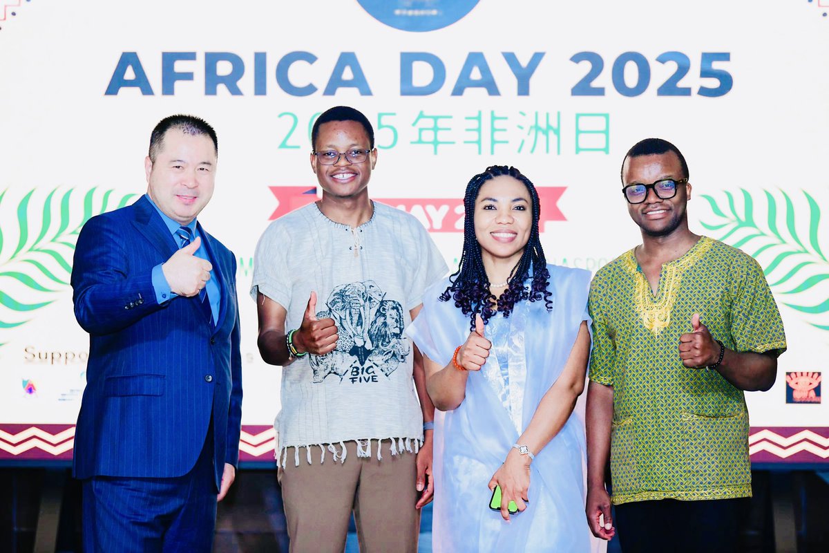 JosephMendoo's tweet photo. Africa Day Celebration in China #AfricaDay2025 https://t.co/Cl5pfzWjfF