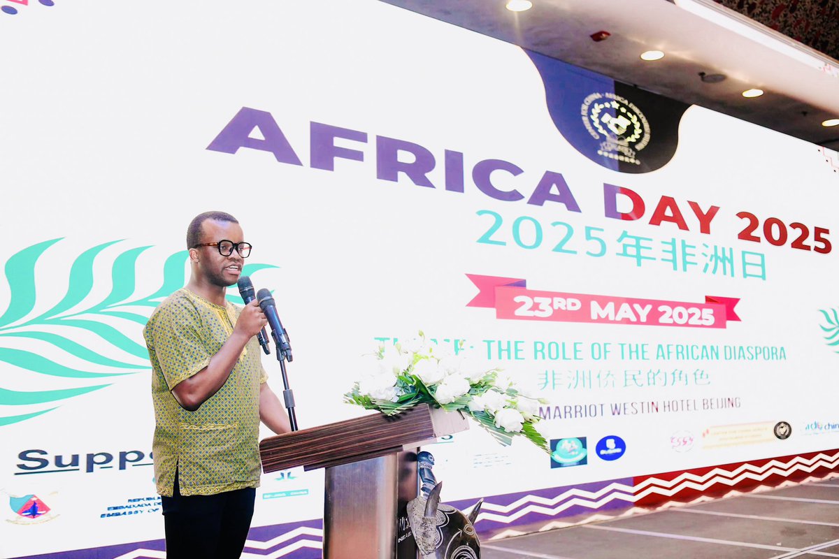 JosephMendoo's tweet photo. Africa Day Celebration in China #AfricaDay2025 https://t.co/Cl5pfzWjfF
