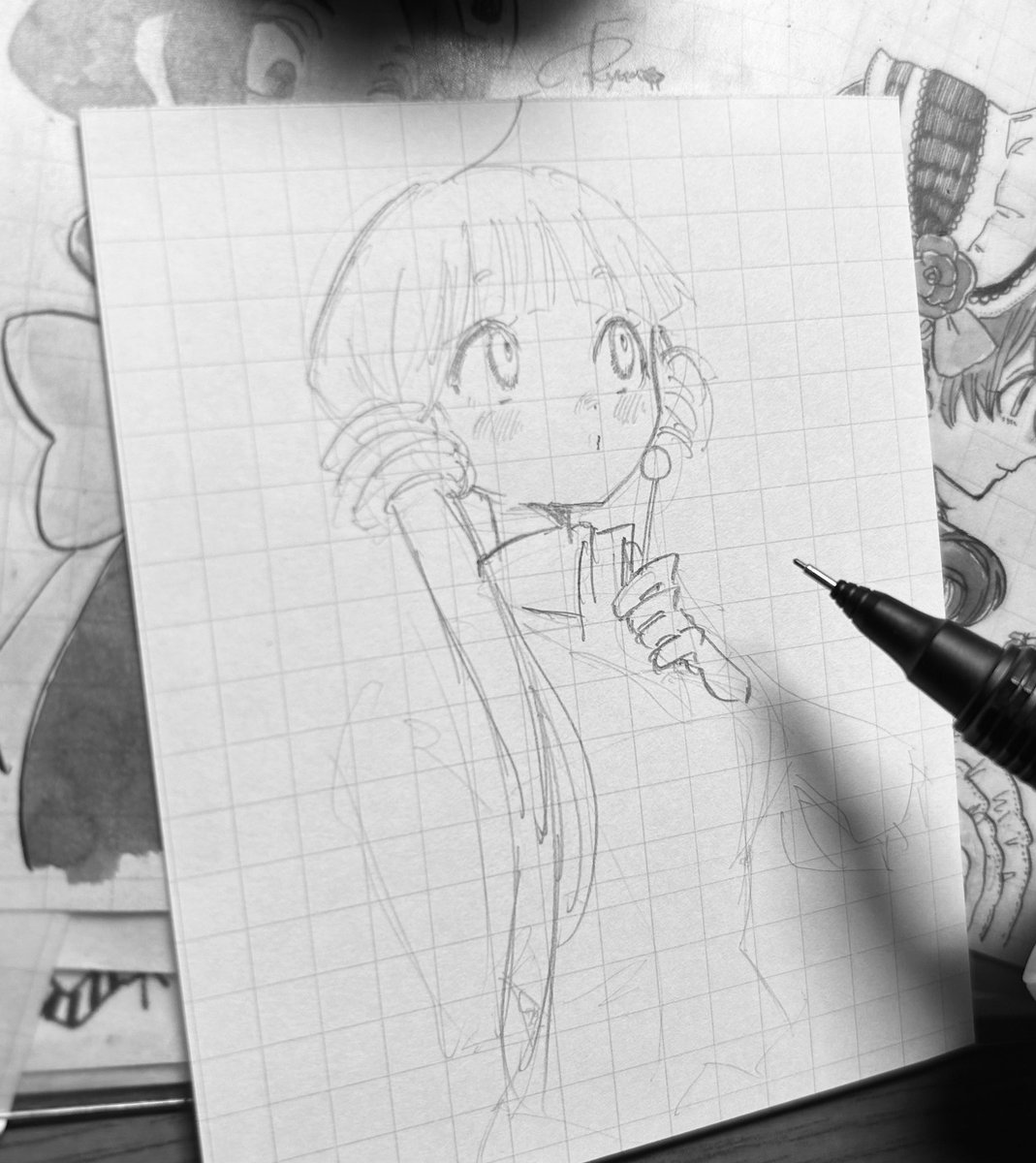 麗花ちゃんかいてます 
