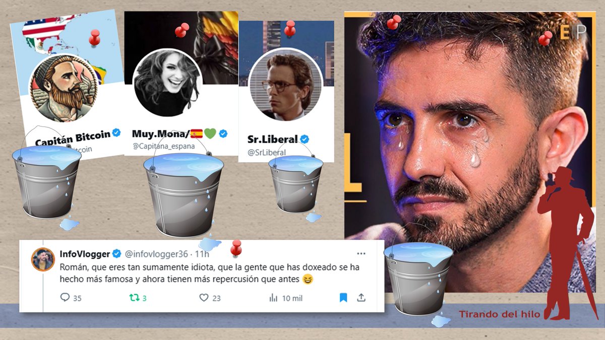 📢Me cuentan fuentes bien informadas que las existencias de 🪣 🪣 🪣 🪣 se están agotando en toda España. ¿Nervios, pánico? Tiren del hilo que demuestra que las cuentas desencapuchadas ya no son lo que eran.