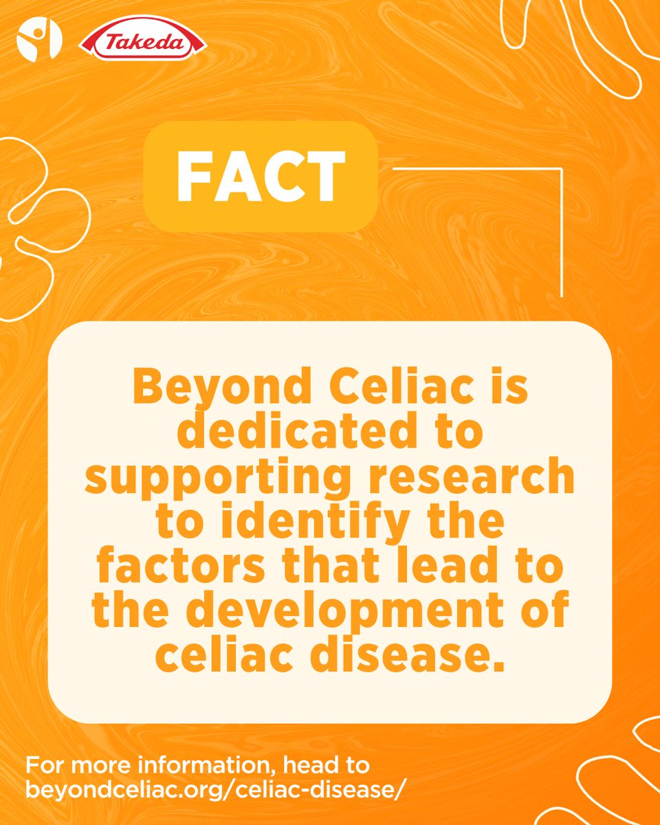 ✅ FACT: People of any age, race, or gender can develop #celiacdisease, a lifelong autoimmune condition managed by the gluten-free diet. hubs.li/Q03nRgQt0 

We are so grateful to Takeda for their continued support!
#celiacresearch #celiacawareness #beyondceliacpartner