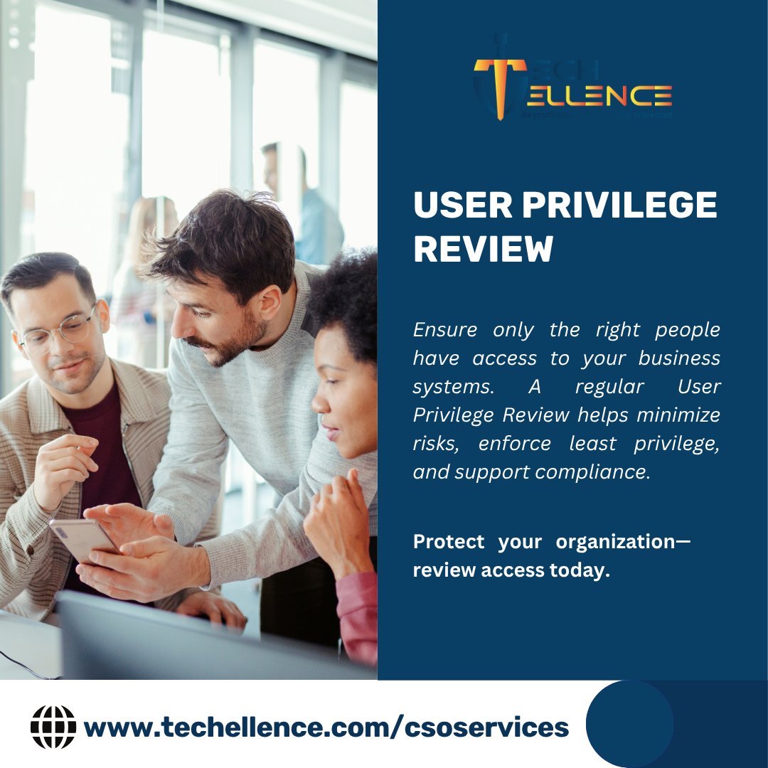 techellence's tweet photo. Too Many Users. Too Much Access.
That’s a security risk waiting to happen.

Lock down access before it’s too late.
Learn more:
https://t.co/mO67C6ERM1

#SecureSmart #AccessReview #TechellenceProtects https://t.co/UHBxAStSVe