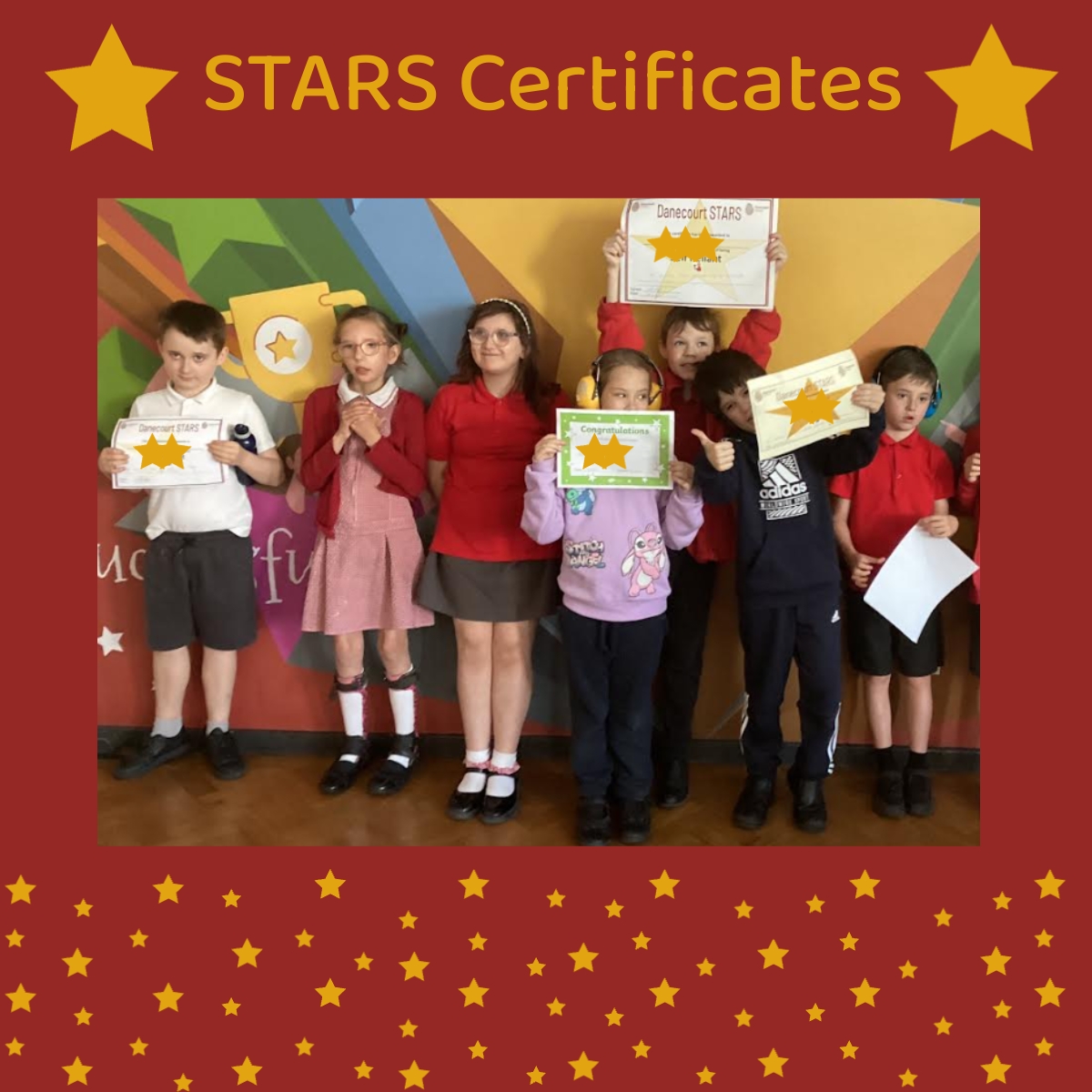 ⭐️STARS Certificates⭐️
Well done to our KS2 children for being awarded a STAR certificate in today's assembly!
What a great achievement✨
Our new phrase is "I did it on my own," - we would love if parents could support us with this by celebrating increasing independence at home!