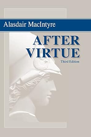 The philosopher Prof Alasdair MacIntyre, author of many works particularly including "After Virtue" (1981) died yesterday, 22 May 2025. He was 96 years old. He was wide ranging but probably best known for his work in ethics and political philosophy.