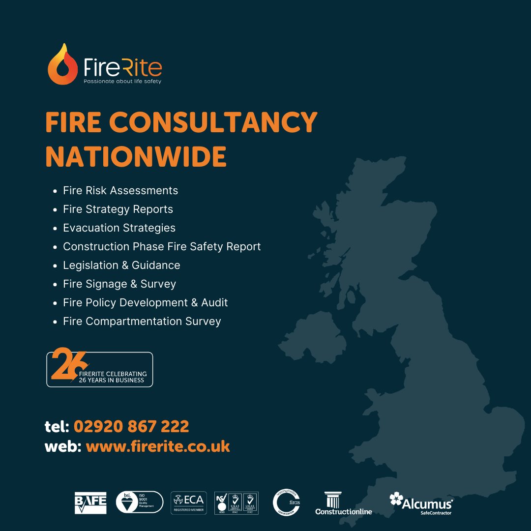 FireRite (@fireriteuk) on Twitter photo ๐ฅ First-Class Fire Consultancy Across the UK! ๐ฅ
๐ 029 2086 7222
โ๏ธ sales@firerite.co.uk
๐ firerite.co.uk
#FireSuppression #ActiveFire #PassiveFire #FireTraining #FireSafety #FireConsultants ๐ฅ First-Class Fire Consultancy Across the UK! ๐ฅ
๐ 029 2086 7222
โ๏ธ sales@firerite.co.uk
๐ firerite.co.uk
#FireSuppression #ActiveFire #PassiveFire #FireTraining #FireSafety #FireConsultants