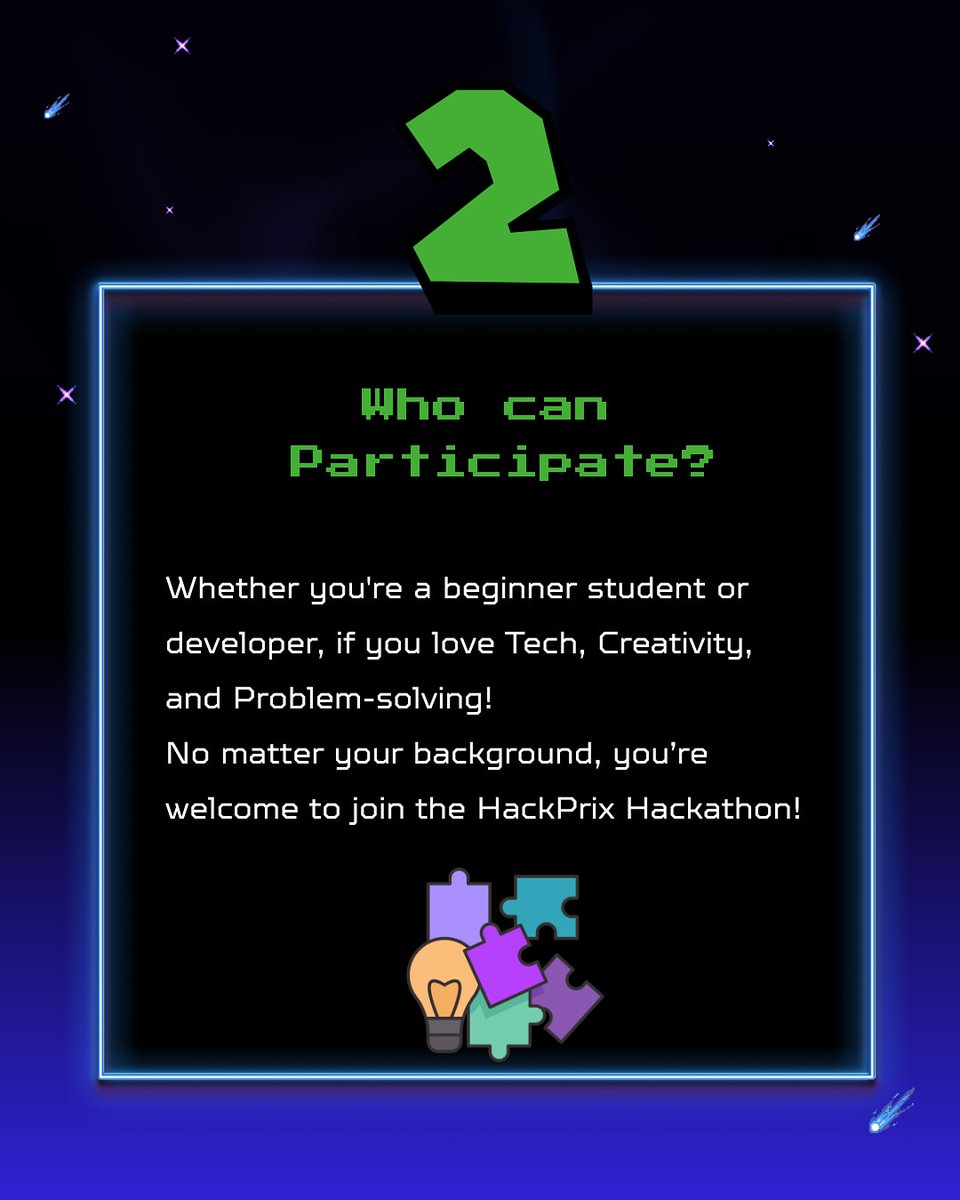 hackprix's tweet photo. | #PitStopAlert 🚦❓

Got questions about HackPrix Season 2? We’ve got answers! 🌌

Swipe through our FAQs carousel and fuel up with all the info you need before launch! 🧠

#HackPrix #HackPrix2025 #FAQDrop #HackathonGuide #MissionHackPrix #HackathonIndia #StudentHackathon https://t.co/JihqL9YOwW