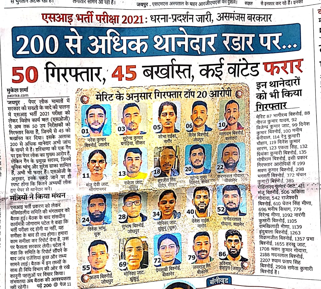 RJ21ADVOCATE's tweet photo. #SI_भर्ती_2021_रद्द_करो https://t.co/paw0ju70qn