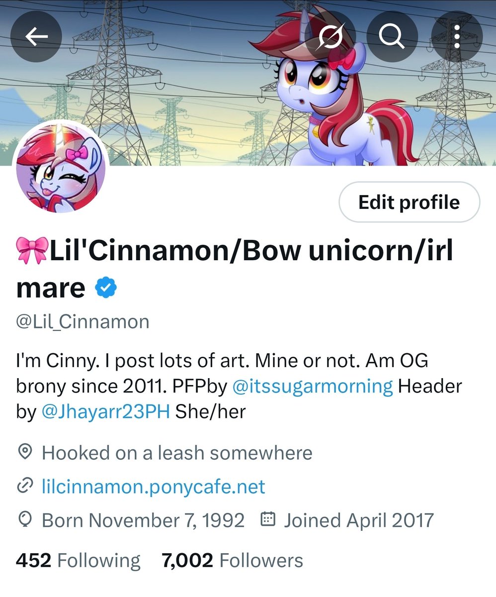 🎀Lil'Cinnamon/Bow unibat/irl mare tweet media