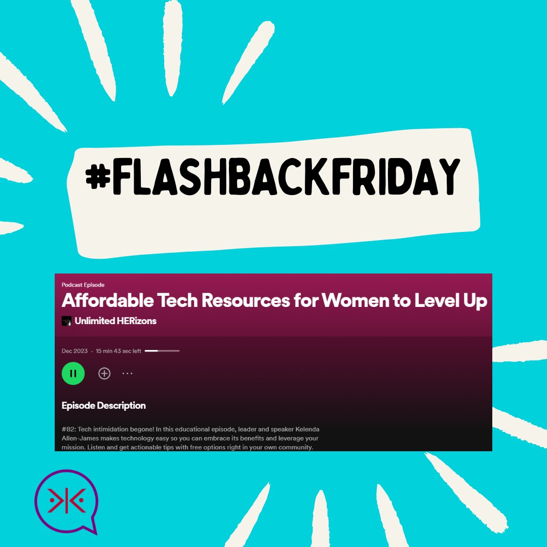 KelendaTheTech's tweet photo. Originally 12-2023.
🎧Episode 82. Affordable Tech Resources for Women to Level Up

Listen here: https://t.co/POUvZ8ct3k
#podcast #interview #womensupportingwomen #womensupportingwomen #empoweringwomen #mindset #empowement #womenintech #pocintech #2025 https://t.co/TZtseCrQ6J
