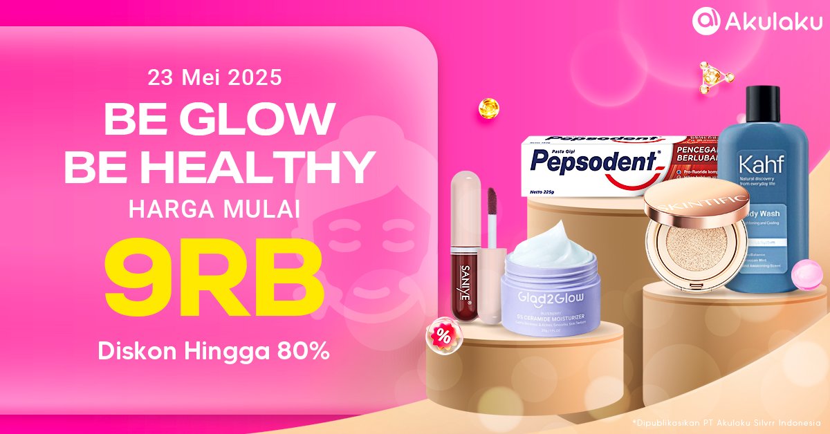 akulakuID's tweet photo. Jangan cantik doang! Tapi harus tetep sehat😍

Tap link ini https://t.co/VY5p0VY0av belanja kebutuhan makeup hingga skincare HARGA CUMAN 9RB AN AJA💄🛒

#AkulakuIndonesia #HidupLebihBaik #PromoSkincare #BeGlowHealty #DiskonGajian https://t.co/VlUXzqXMm2