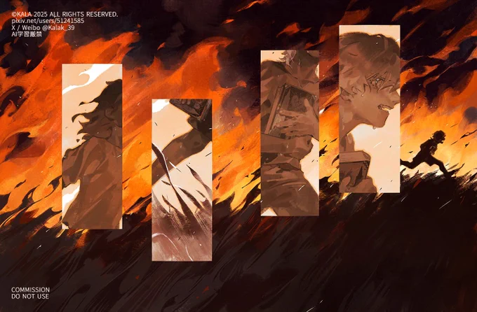 【Work】 Illustrations for the fan fiction "破曉降至" related to Louis Guiabern in Metaphor: Refantazio. (8/12)