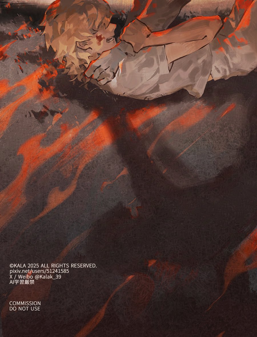 【Work】
Illustrations for the fan fiction "破曉降至" related to Louis Guiabern in Metaphor: Refantazio.

（8/12）