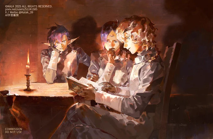 【Work】 Illustrations for the fan fiction "破曉降至" related to Louis Guiabern in Metaphor: Refantazio. (8/12)