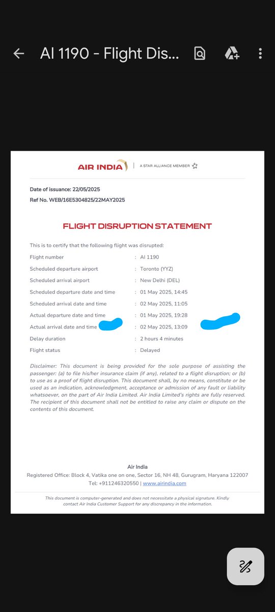 AamPalm's tweet photo. @airindia You circled me to the same thing again.
Let's move to @jagograhakjago 
@DelhiAirport @RamMNK @DGCAIndia @RamMNK @TataCompanies https://t.co/qjkNAtysoz