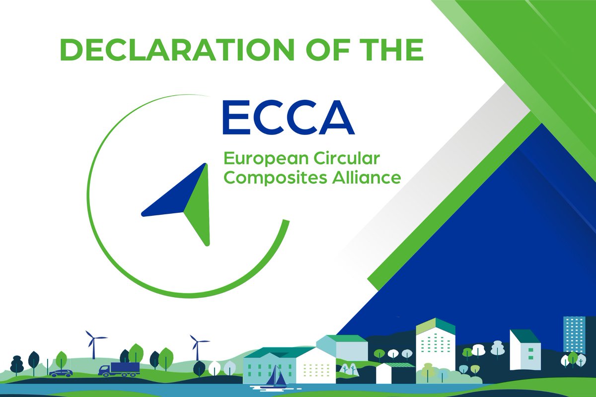 The Declaration of the European Circular Composites Alliance has been published! 

Join the #ECCA and let's drive collective action to advance the #circularity of composite materials.

💻Find out more, and join 👉 eucia.eu/ecca

#europe #composites #sustainability