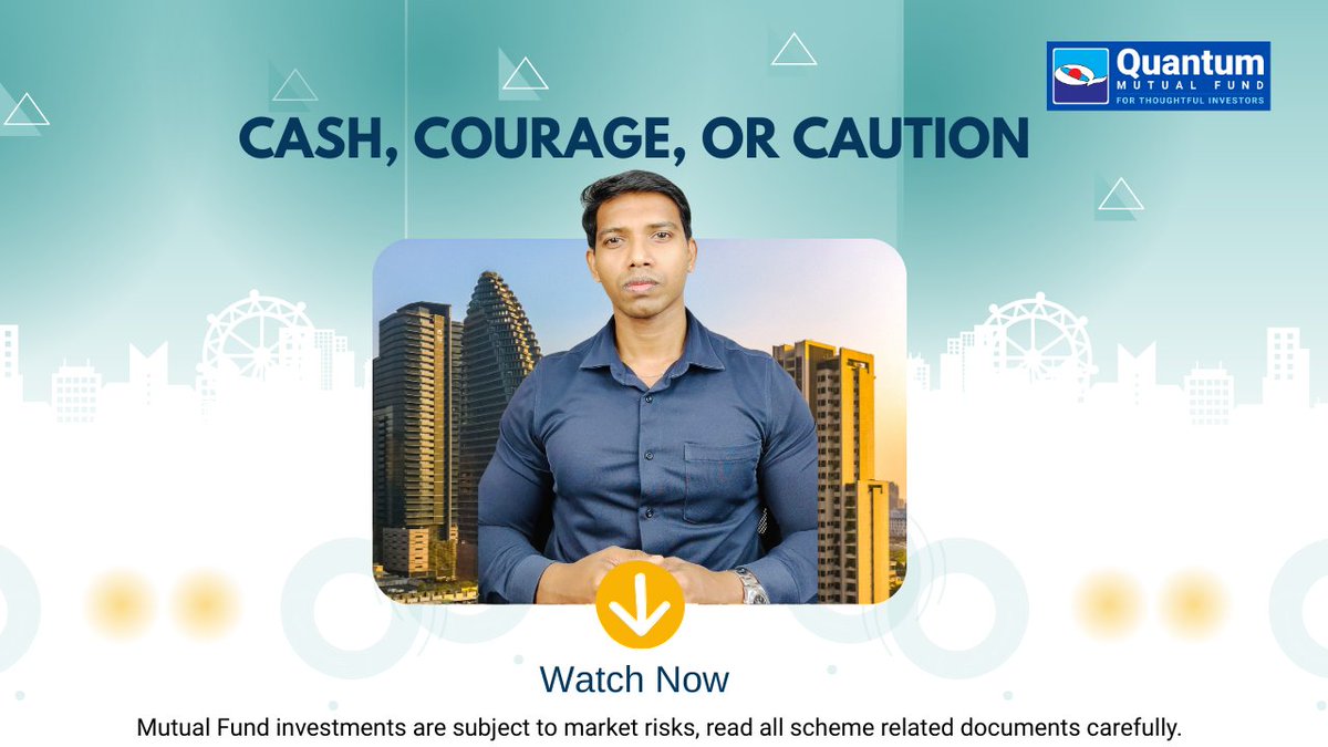 At Quantum Mutual Fund, we believe in informed investing — not speculation.

Join our upcoming webinar: “Cash, Courage, or Caution — What Works in Equity Markets Now?”
If you’ve ever wondered, “Am I making the right investment choices?” — this session is for you.
