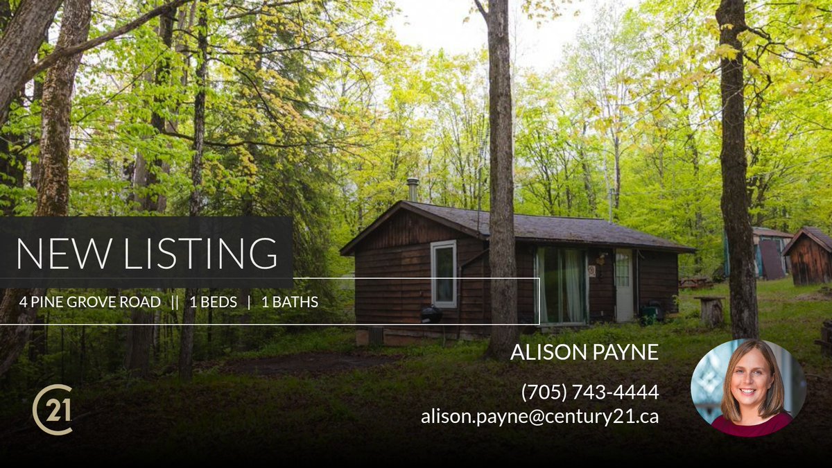📍 New Listing 📍 Take a look at this fantastic new property that just hit the market located at 4 Pine Grove Road in Trent Hills. Reach out here or at (705) 743-4444 for more information

Alison Payne... homeforsale.at/4_PINE_GROVE_R…