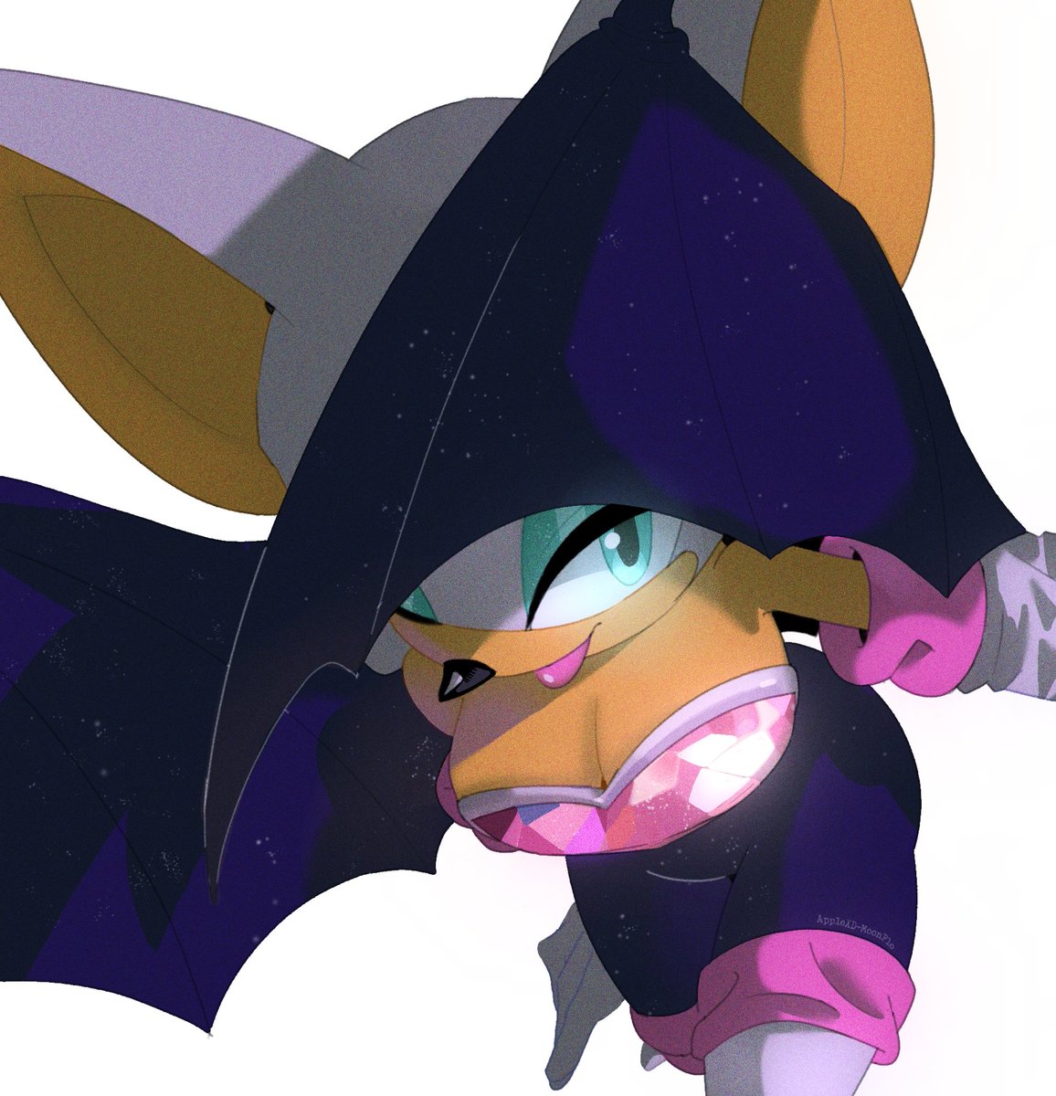 Rouge's chest is so small on the commercial so I drew it bigger. No need to thanks me, I gotchu! 
#SonicTheHedgehog #RougeTheBat #rouge