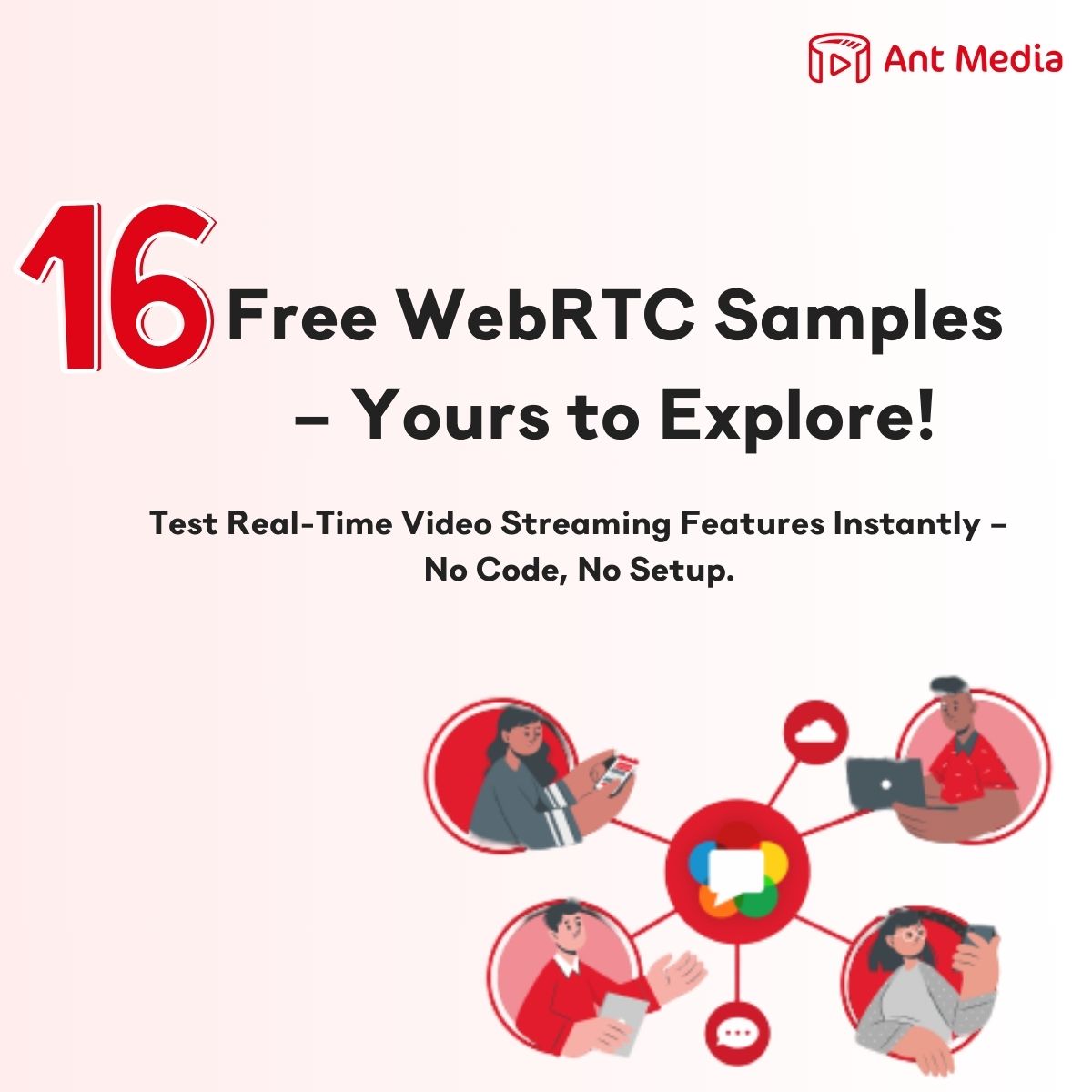 antmedia_io's tweet image. Experience WebRTC in Action – No Setup Required!
Dive into our interactive WebRTC samples and test features like ultra-low latency streaming, conference calls etc.

👉 Try it now: antmedia.io/webrtc-samples/

#WebRTC #RealTimeStreaming #VideoTech #AntMedia #StreamingSolution