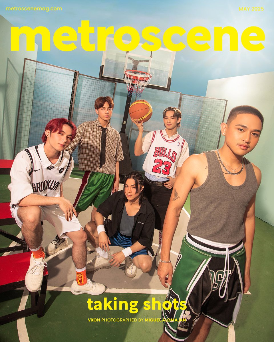 VXON’s taking shots and changing the game. 🔥🏀

All it takes is one shot to change everything. On and off the court, VXON knows what it means to take risks and move with purpose. 

For Metroscene Mag's cover this May, the P-pop boy group VXON (<a href="/vxonofficial/">VXON</a>) — Sam
