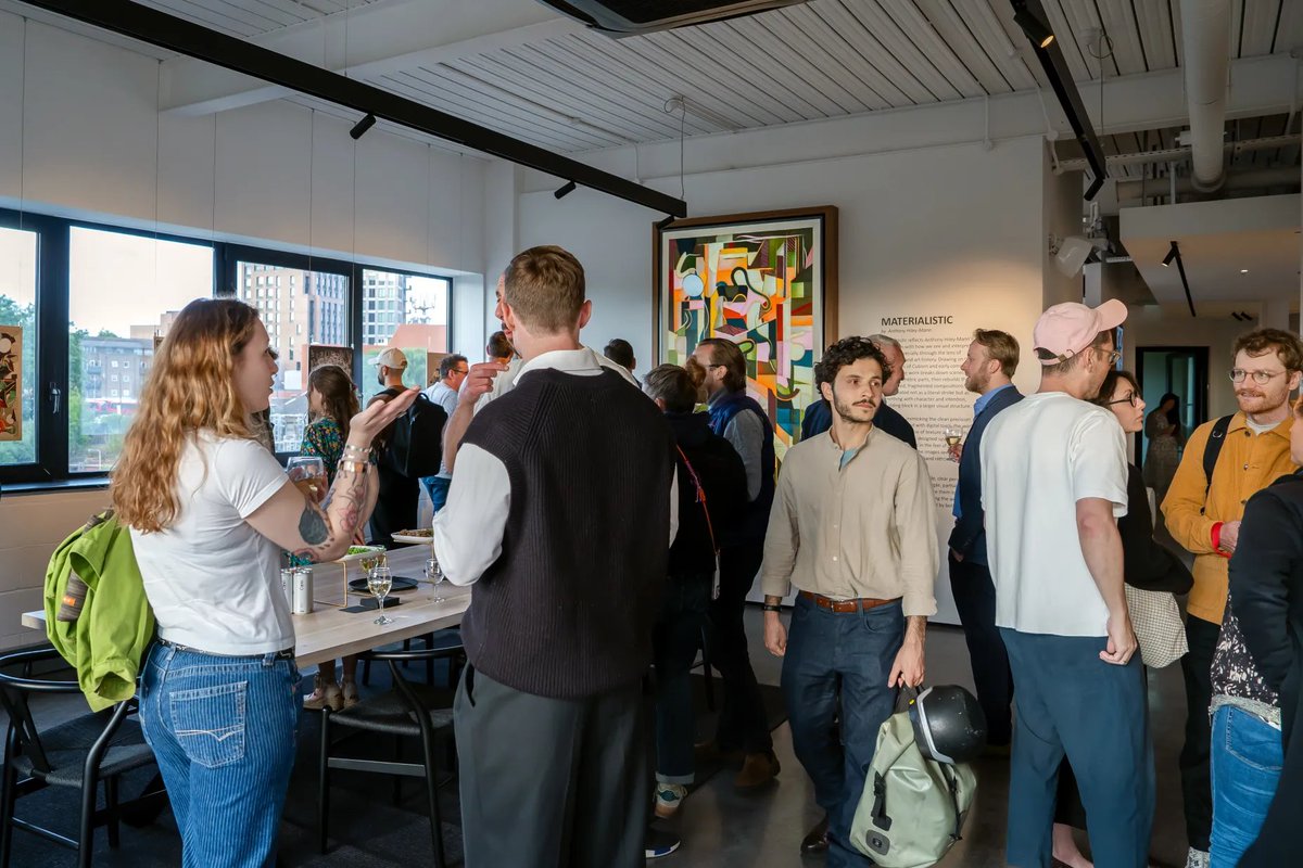 The Disruptive Gallery (@disruptive_art_) on Twitter photo It's been a spectacular evening with some familiar and many new faces! Thank you everyone who attended and making this exhibition opening a truly special one for <a href="/mountvitruvius/">Anthony Hiley-Mann | MV</a> and <a href="/florianzumbrunn/">Florian Zumbrunn</a>.
A special thanks to <a href="/seedphrase/">seedphrase</a>, <a href="/redbeardnft/">El Barba Roja blue check</a> and <a href="/8an1326/">Eyts 🫰</a> for their support. It's been a spectacular evening with some familiar and many new faces! Thank you everyone who attended and making this exhibition opening a truly special one for <a href="/mountvitruvius/">Anthony Hiley-Mann | MV</a> and <a href="/florianzumbrunn/">Florian Zumbrunn</a>.
A special thanks to <a href="/seedphrase/">seedphrase</a>, <a href="/redbeardnft/">El Barba Roja blue check</a> and <a href="/8an1326/">Eyts 🫰</a> for their support.
