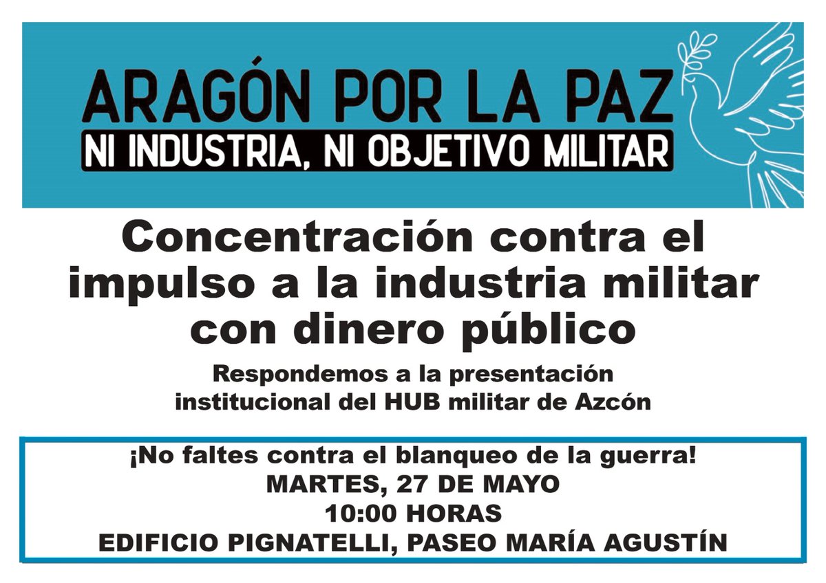 Excelente charla ayer en Pantera Rossa, Zaragoza, con el abogado Juan Carlos Rois dentro de las jornadas 2025, mayo antimilitarista: cooperación y no violencia frente a dominación y violencia. Construir alternativas frente al rearme y militarismo q quieren imponer en la sociedad