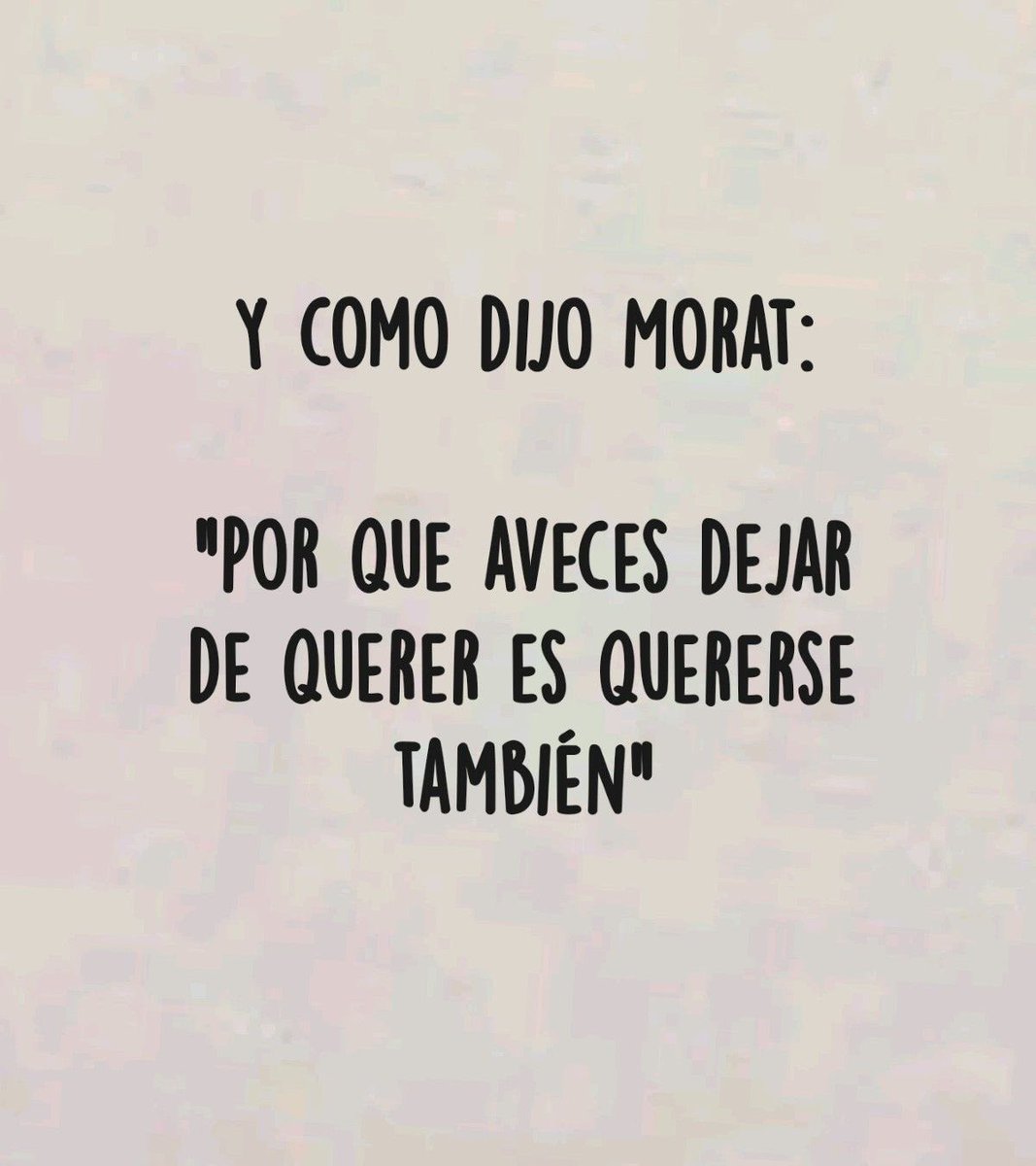 A veces dejar de querer es quererse.