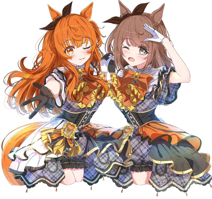 ウマ娘6th EVENT The New Frontier DAY1に出走される、マヤノトップガン役星谷美緒さんへお送りするフラスタのイラストを担当させていただきました! ご出走おめでとうございます! #ウマ娘6th