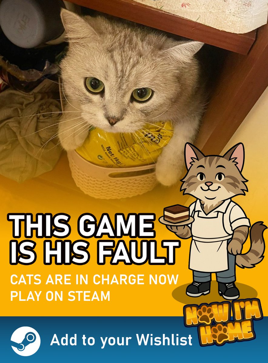 This game started as an act of revenge.

11 AM. Team meeting.
Everyone’s quiet. Rent day is close.
We all look at the same thing:
Cats. Sleeping. Everywhere.
One in the cabinet. One on the rug.

We work. They nap.
So we said:
“If you won’t get up, you’ll go to work.”
Now we hire