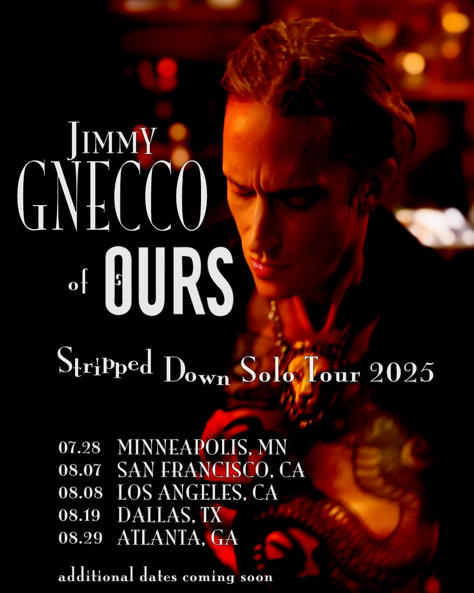 More dates coming!

jimmygnecco.com/shows/