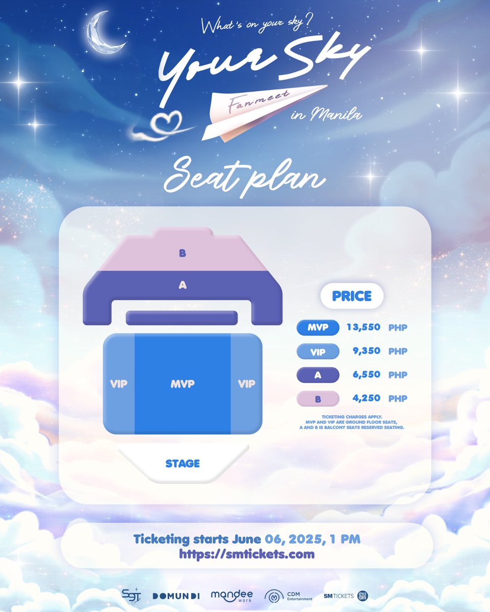 Walking on cloud nine because the cast of Your Sky is coming to visit Manila — finally! 🩵

Catch Thomas, Kong, Auau, Save, Por, TeeTee, and Patji as they take you to the stars at their first ever fanmeeting in the Philippines. ✨

🌥️ 𝑾𝒉𝒂𝒕'𝒔 𝒐𝒏 𝒚𝒐𝒖𝒓 𝒔𝒌𝒚 ? “Your Sky