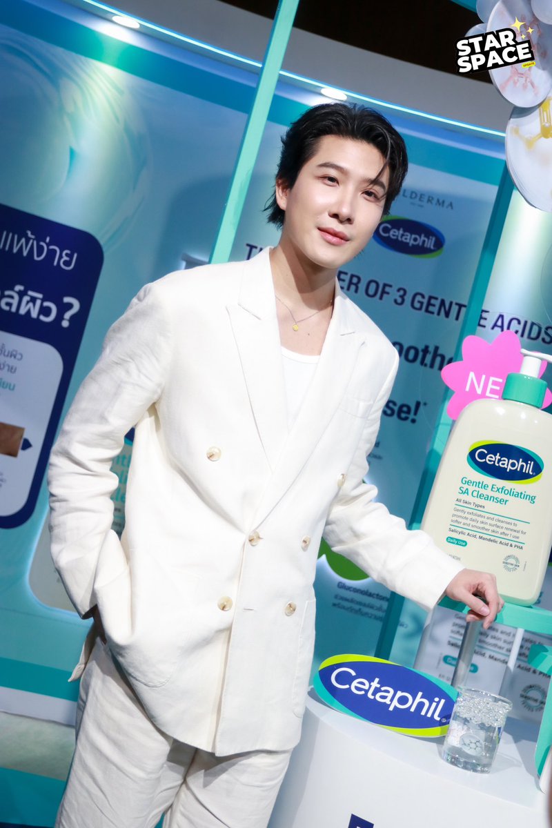 starspaceupdate's tweet photo. หนุ่มหล่อหน้าใส “ข้าวตัง ธนวัฒน์” ในงาน "Cetaphil Sensitive Skin Exclusive Day"🤍✨

KHAOTUNG x CETAPHIL
#khaotungg
#CetaphilGentleSA 
#TripleGentleAcids 
#CetaphilTH 
#CetaphilSkinLab 
#DuoSAExfoliating https://t.co/sOv8vNbsd2