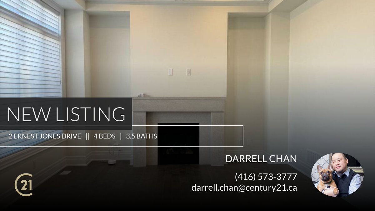DCM5V's tweet photo. 📍 New Listing 📍 Take a look at this fantastic new property that just hit the market located at 2 Ernest Jones Drive in Markham (angus Glen). Reach out here or at (416) 573-3777 for more information https://t.co/qmmOD9zjr4 https://t.co/Vp7dzK2nSA