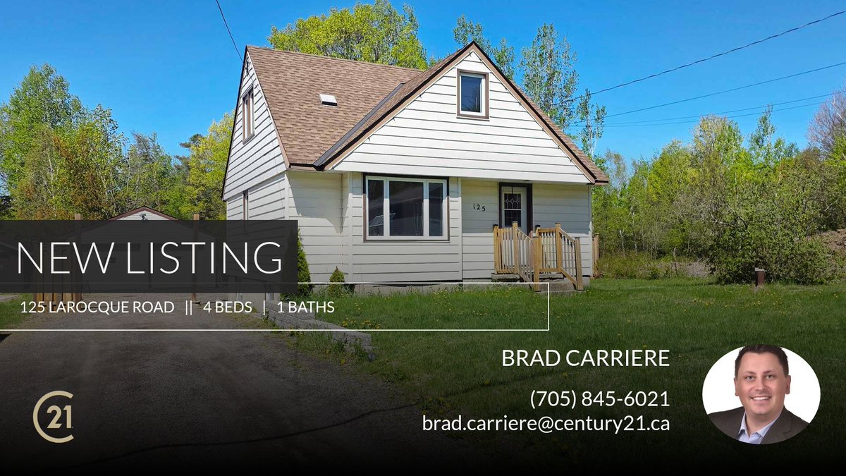 BradCSells's tweet photo. 📍 New Listing 📍 Take a look at this fantastic new property that just hit the market located at 125 Larocque Road in North Bay. Reach out here or at (705) 845-6021 for more information https://t.co/8RLULur8Ei https://t.co/ZQPwlIlVJ7