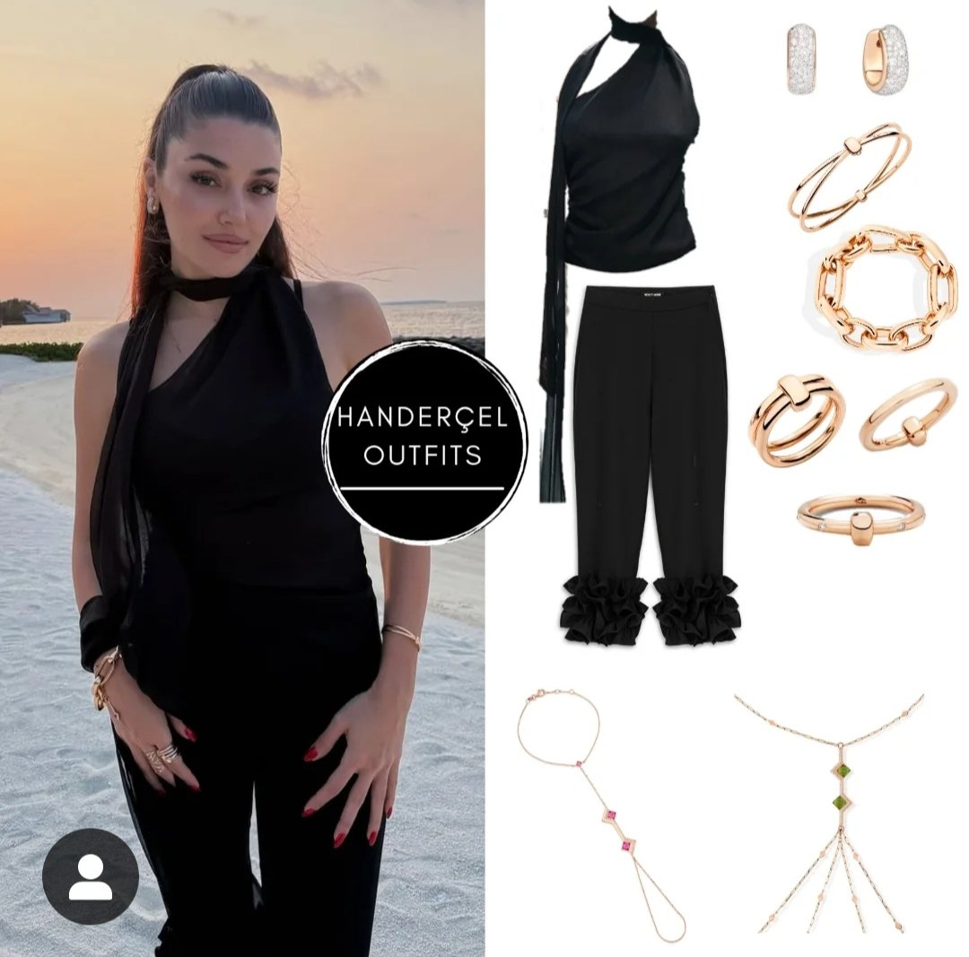 MiyyMiyyHande's tweet photo. Me gusta mucho este outfit diseñado por #HandeErçel para #Nocturne. Se ve muy cómodo y a la vez con un punto de sofisticación, me gusta mucho. También ese tipo de joyas más de verano mezcladas con las de  #Pomellato https://t.co/xdBXGUYAeV