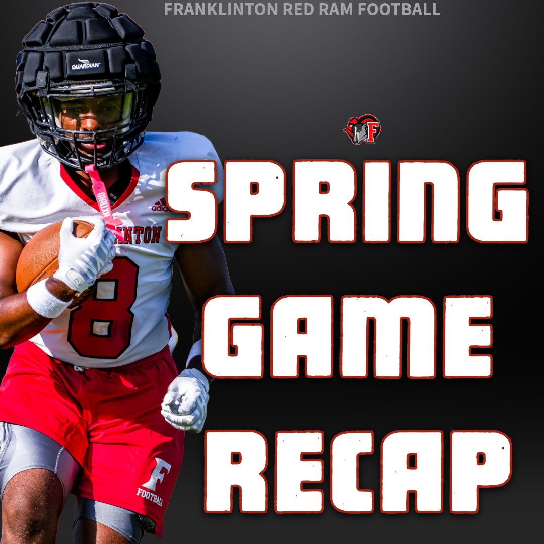 FHSRedRams_FB's tweet photo. Thank you Red Ram family and the Franklinton Community for supporting us during Spring ball. Go Red Rams!!
#Redrams #Franklintonnc #springball https://t.co/zLyU2ufU6v