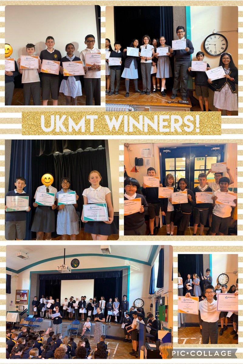 SpringfieldPrimary (@springfieldsps) on Twitter photo Today we celebrated the stunning results of the <a href="/UKMathsTrust/">UK Maths Trust</a> Winners!
5 Bronze 🥉 10 Silver 🥈 and 7 Gold 🥇 with Yuxhan qualifying for the Olympiad event! So proud of all the marvellous Mathematicians!
#Wechallengeourselves 🟡
#Motivatedtoachieve 🟢 Today we celebrated the stunning results of the <a href="/UKMathsTrust/">UK Maths Trust</a> Winners!
5 Bronze 🥉 10 Silver 🥈 and 7 Gold 🥇 with Yuxhan qualifying for the Olympiad event! So proud of all the marvellous Mathematicians!
#Wechallengeourselves 🟡
#Motivatedtoachieve 🟢