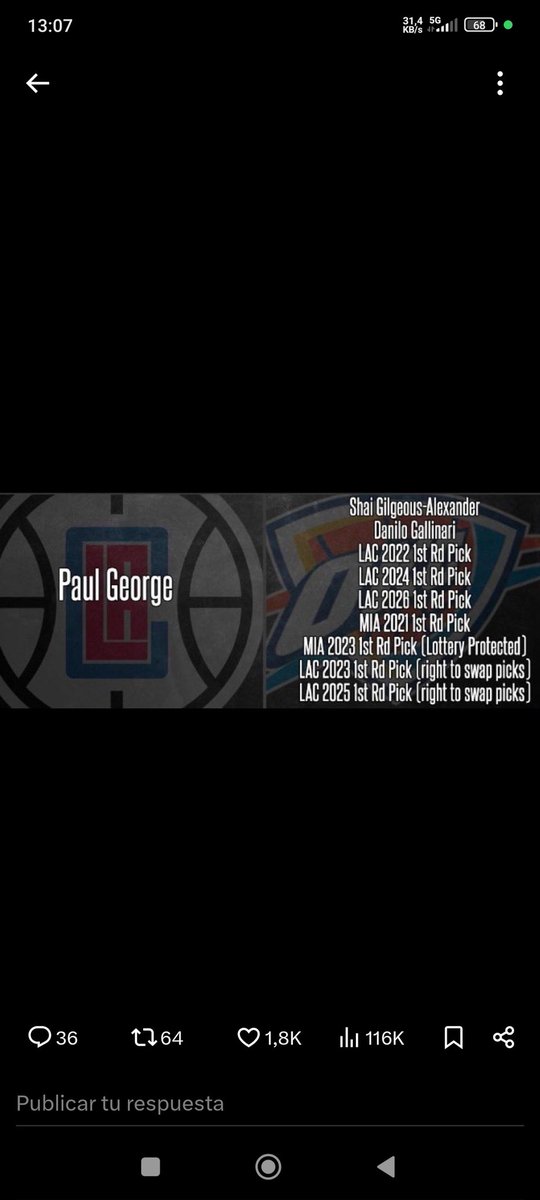 juanjonatera's tweet photo. @drafteados Buenas buquecitos, puedes ser este el peor traspaso de la historia? (Visto desde Clippers obviamente) https://t.co/HLC02ZHyTo