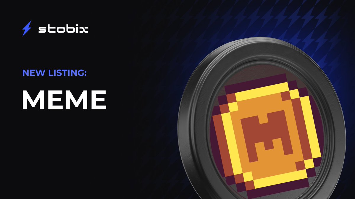 🔥 $MEME is live on Stobix!

The next viral <a href="/memecoin/">Memecoin</a> is now available for:

– Deposit &amp; withdrawal
– Dual Investments with $USDT or $USDC
– Earn over 250% APR

Trade now 👉 app.stobix.com/dual/MEME/USDT…

Stobix – your best choice for Duals.