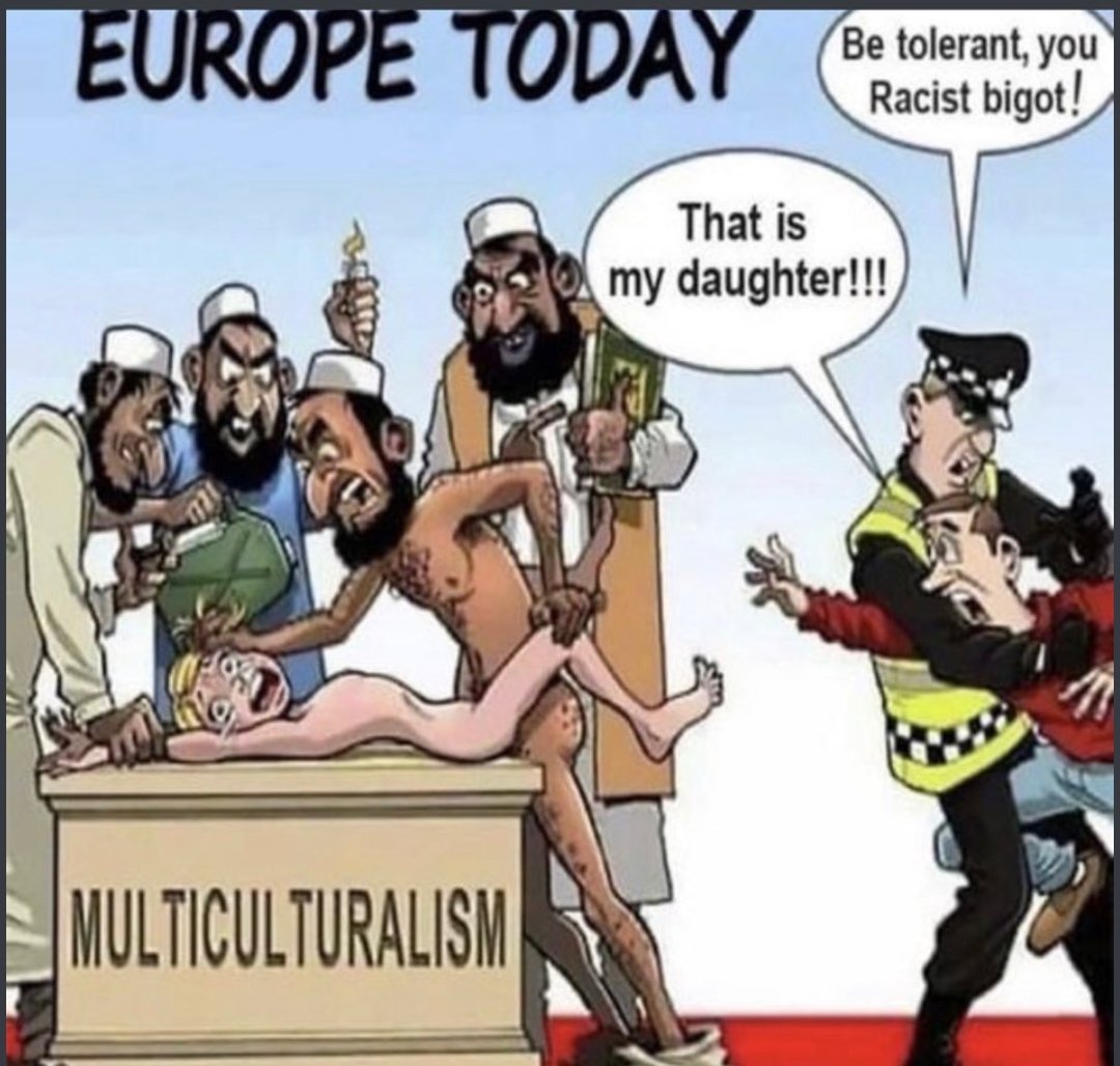 edkloosterhuis's tweet image. #Multiculturalisme voelt als: 
immigranten en hun aanhang mogen alles en als autochtone bevolking dat niet bevalt komt Politie en Justitie achter hen aan!