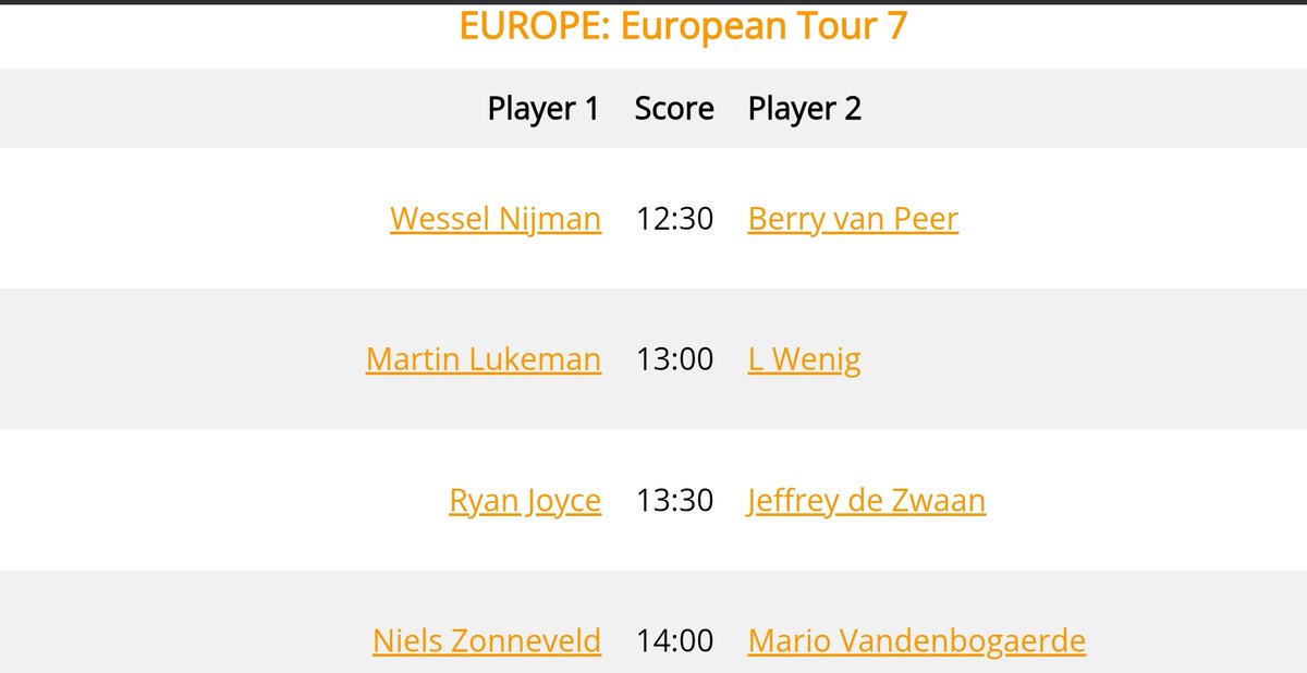 DartsDatabase's tweet photo. 🎯🇳🇱 | Dutch Darts Championship Live Scores
Don't miss our session scores from the @PDCEurope Tour event in the Netherlands.
#DartsDatabase
↪️https://t.co/JtdS8MSrgo https://t.co/hXWF2Ow7gc