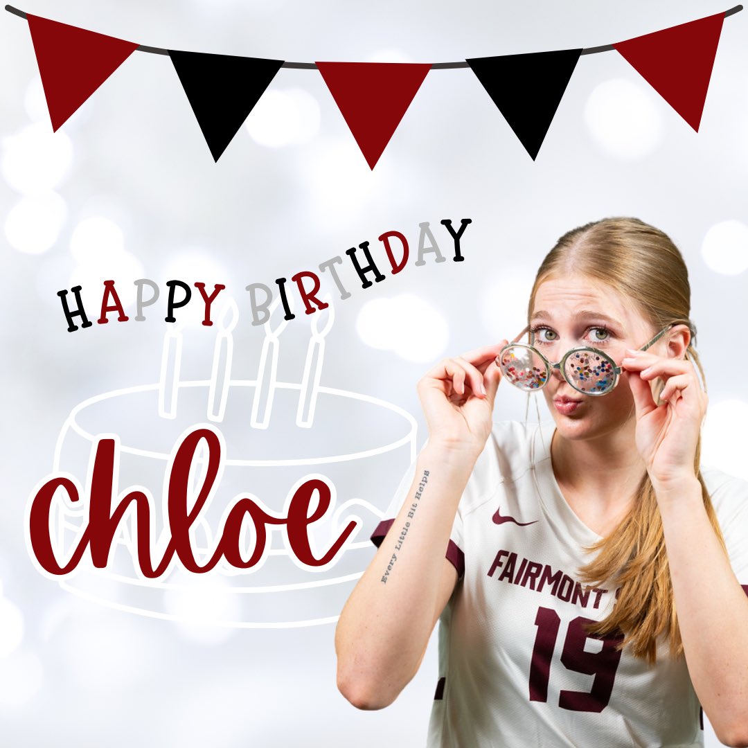 Happy Birthday to Right Side Hitter, Chloe McDaniel!   We hope you have an amazing day, Chloe!!!