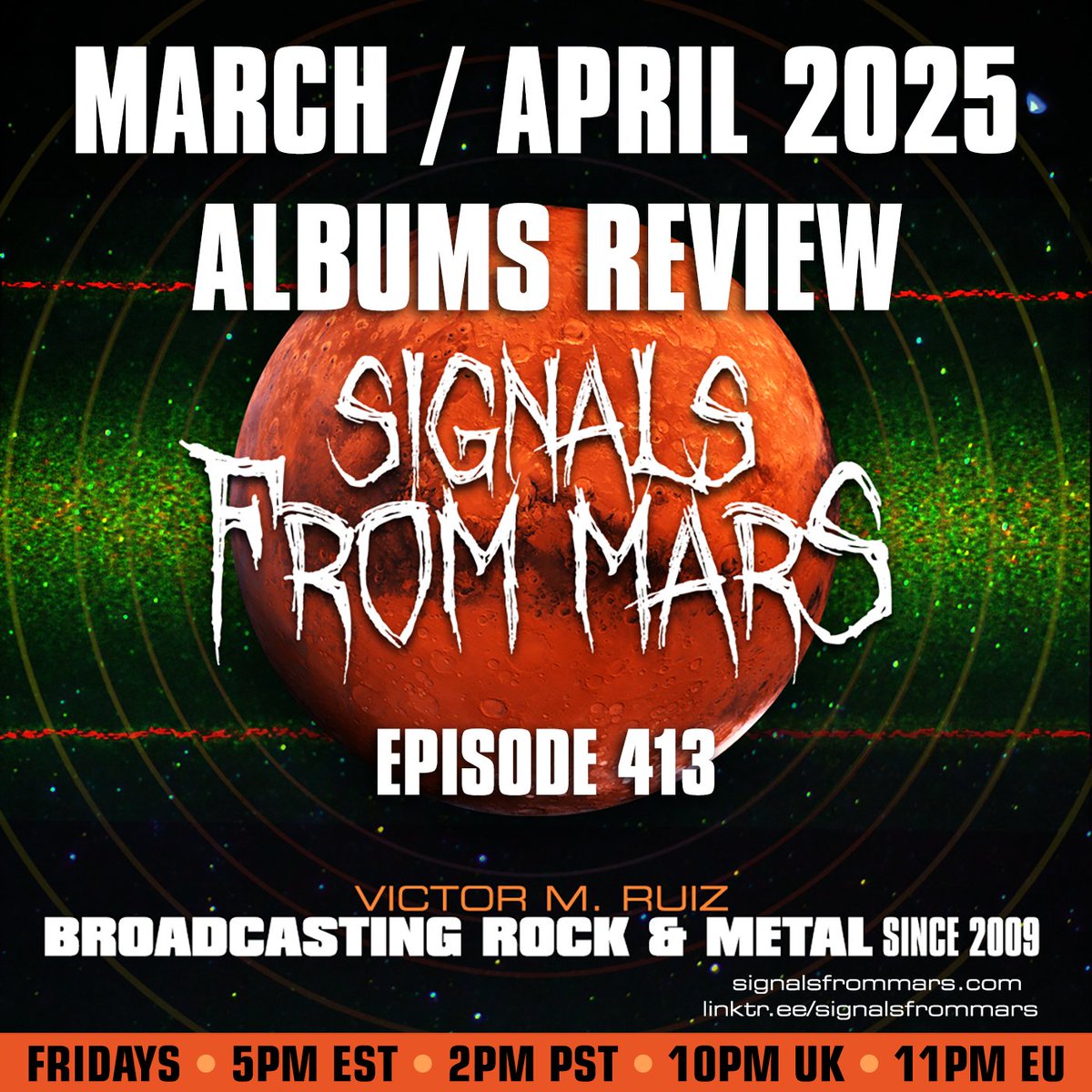 MarsAries2005's tweet image. 🎧 Signals From Mars Ep. 413
What rocked? What flopped? Victor &amp;amp; Jeremy break down March–April 2025’s metal &amp;amp; hard rock releases.
🎙️ signalsfrommars.com/signals-from-m…
#SignalsFromMars #MetalPodcast #HardRock #MusicReview