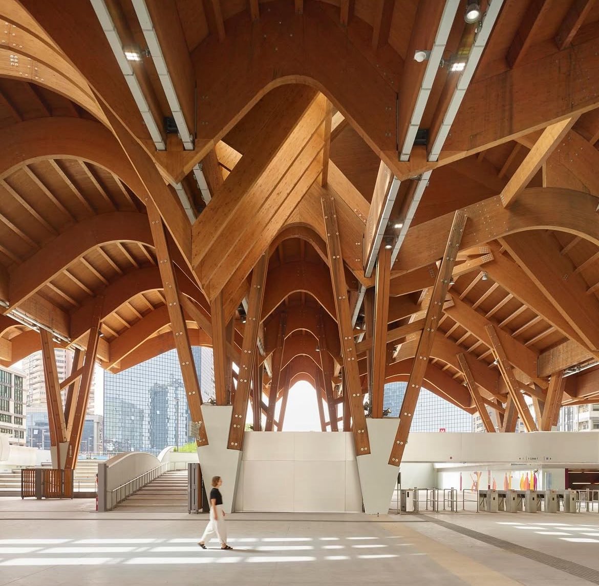 This has got to be one of the best train stations built in the 21st Century?

Naples underground central station by EBMT Architects