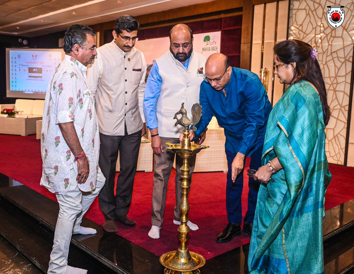 my_rajasthan's tweet photo. As we gear up for the main event from 12th to 14th September 2025, this gathering set the tone for stronger collaborations and vibrant tourism opportunities.
#RDTM #RajasthanDomesticTravelMart #Udaipur #Kumbhalgarh #Rajasthan #RajasthanTourism
(2/2) https://t.co/J82dDNQaQ3