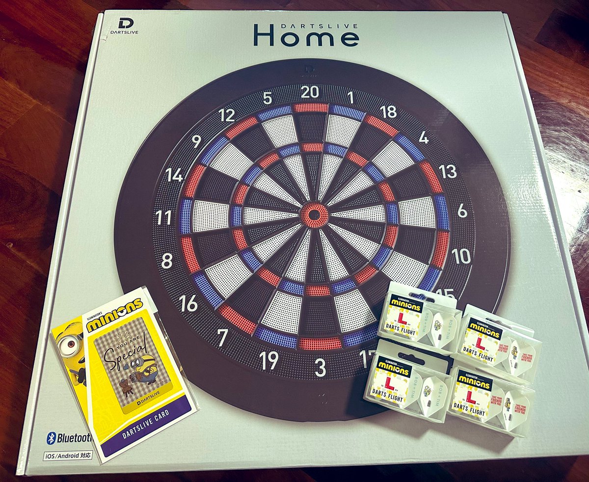 tsukimuchi's tweet image. わーい🥰
これでタイでも家ダーツができる🎯🎯🎯