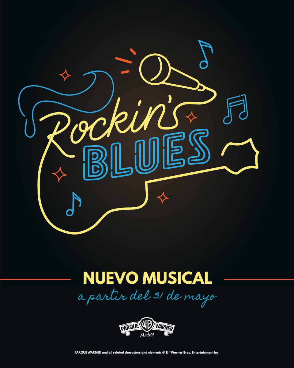 Todos tenemos un sueño, el suyo es ser una ESTRELLA DEL ROCK. 👨‍🎤🌟 Disfruta de Rockin' Blues, el nuevo musical de #ParqueWarner.

📍 A partir del 31 de mayo en Teatro Hollywood.