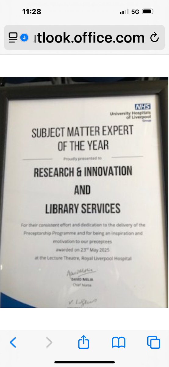 GillNaylor3's tweet photo. Thank you to the preceptees for voting us the subject matter expert of the year! @nhsUHLG @nhsUHLG_RI https://t.co/Z6F2Ty5JIw